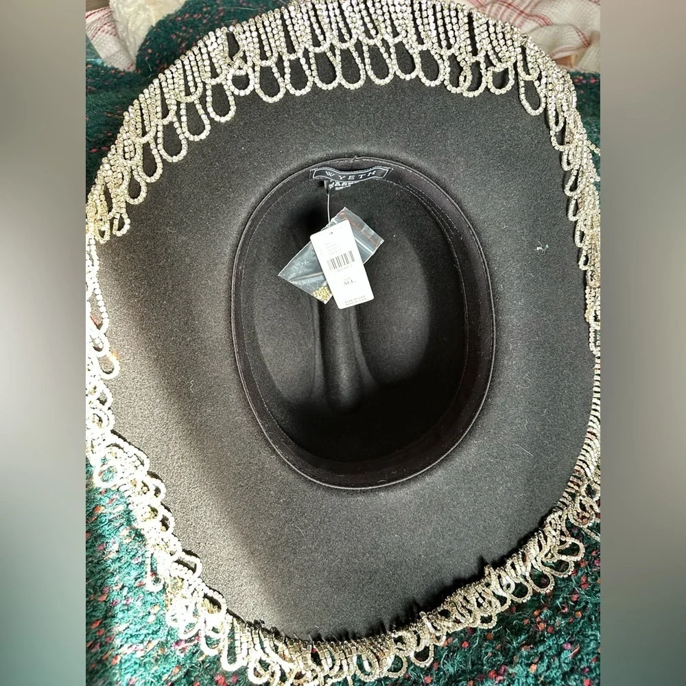 Wyeth x Todd Magill Cardi Rhinestone Fringe Cowboy Hat NWT — Editorial Statement